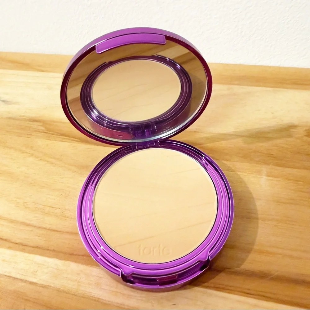 New! TARTE Shape Tape Pressed Powder in Medium Tan Honey